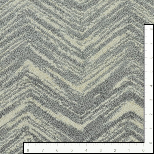 Custom Grandeur Gradient Wave, 100% Wool Area Rug