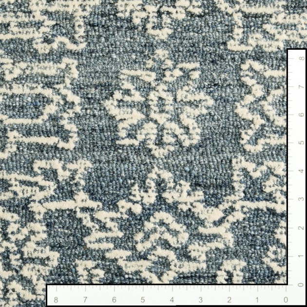 Custom Grandeur Lace Porcelain, 100% Wool Area Rug