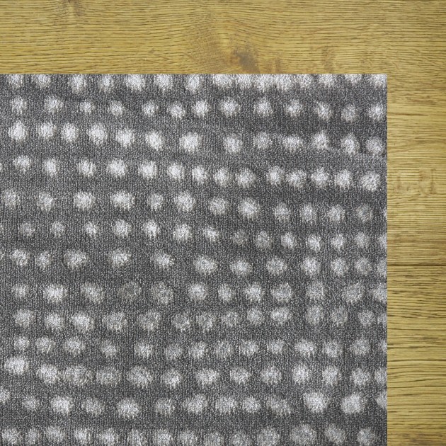 Custom Halo Pewter, 80% Royaltron™ Polypropylene/20% Polysilk Area Rug