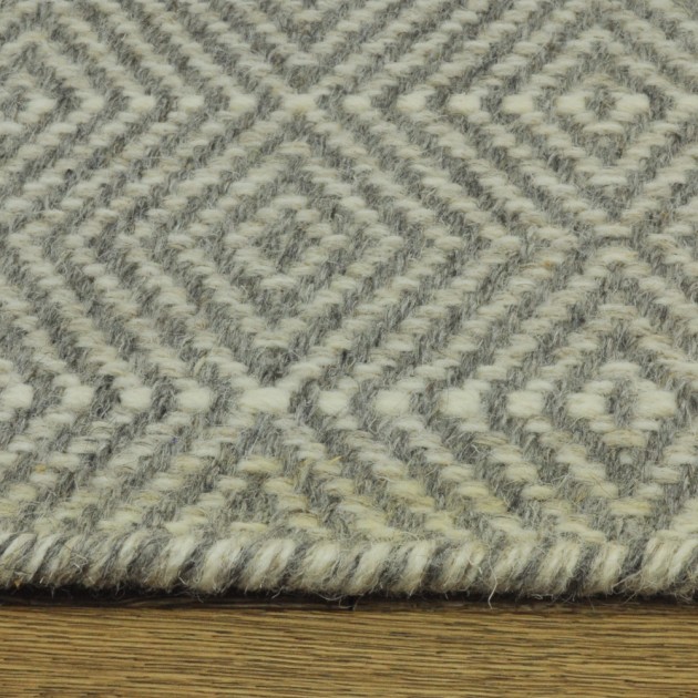 Custom Kariba Fossil Grey, 100% Wool Area Rug