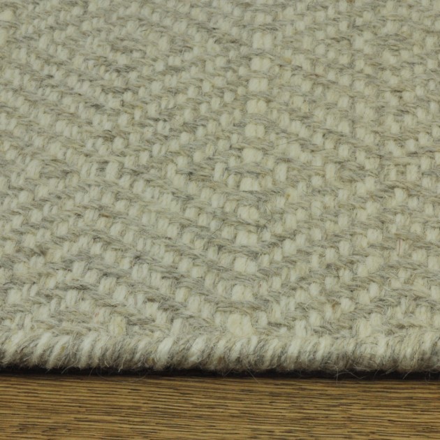 Custom Kariba Limestone, 100% Wool Area Rug