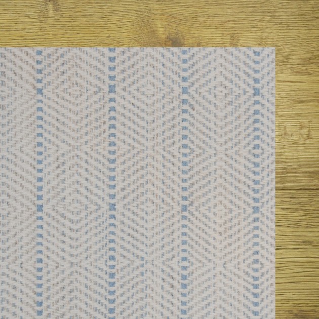 Custom Kariba Soft Sky, 100% Wool Area Rug
