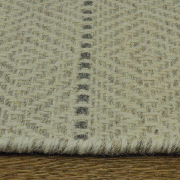 Custom Kariba White Sand, 100% Wool Area Rug