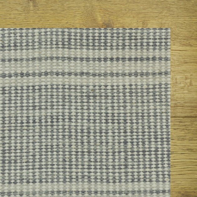Custom Las Palmas Slate, 100% Wool Area Rug