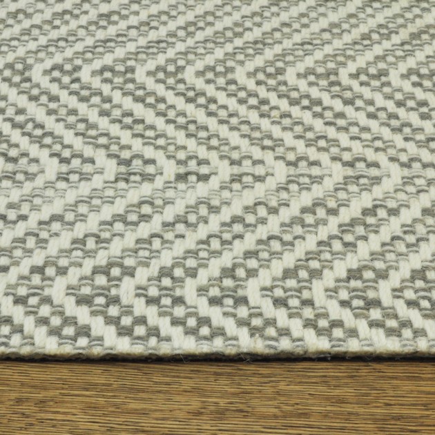 Custom Leverick Bay Charcoal, 100% Wool Area Rug