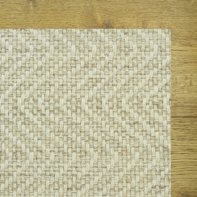 Custom Leverick Bay Cream, 100% Wool Area Rug