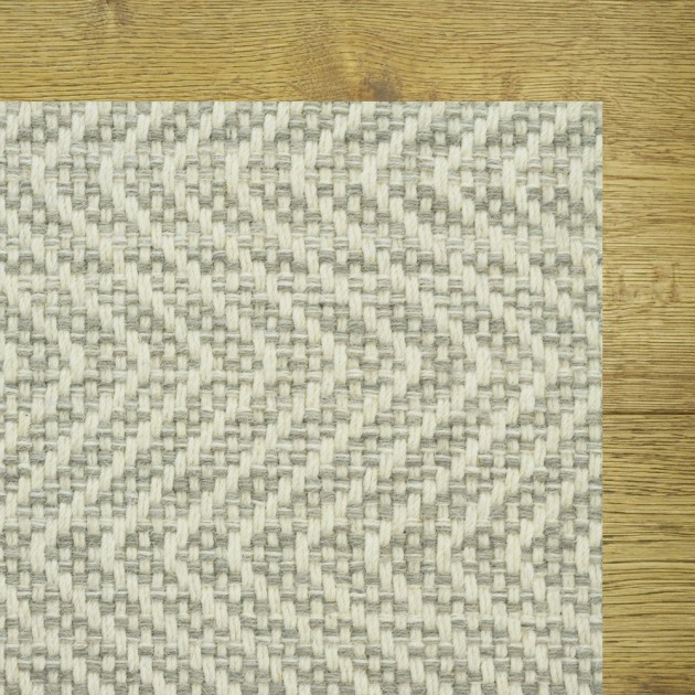 Custom Leverick Bay Silver, 100% Wool Area Rug