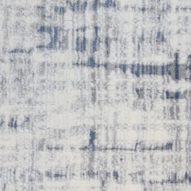 Custom Lulubella Wave, 72% UV Stabilized Royaltron polypropylene and 28% Polysilk Area Rug