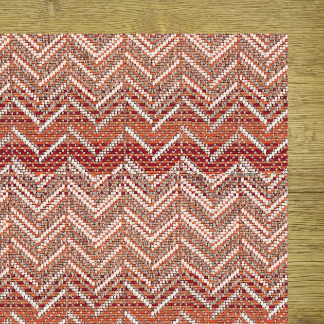 Custom Mardi Gras Red, 100% Polypropylene Area Rug