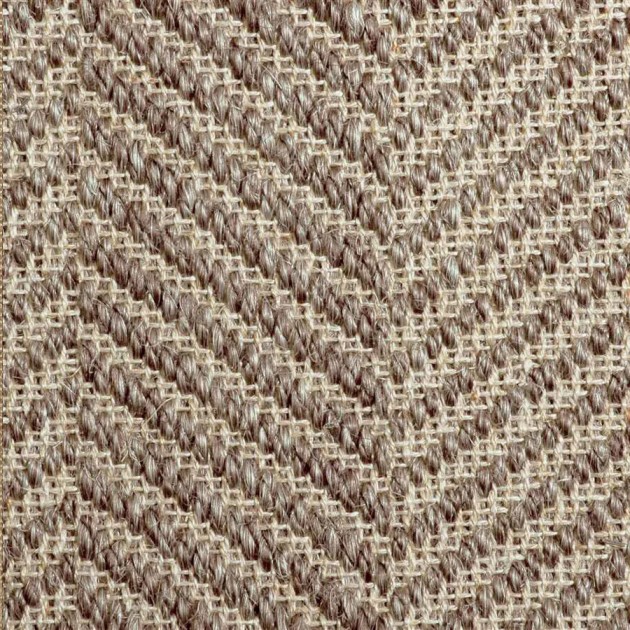 Custom Meroe Graphite Pearl, 100% Sisal  Area Rug