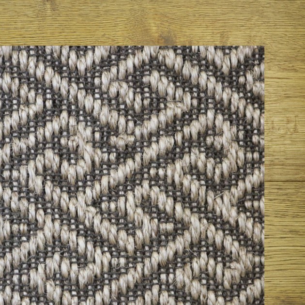 Custom Mina Birch Pepper, 100% Sisal Area Rug