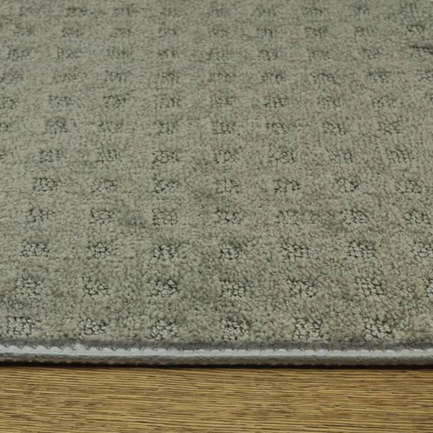 Custom Mission Square Titanium, 100% Continuous Filament Nylon Area Rug