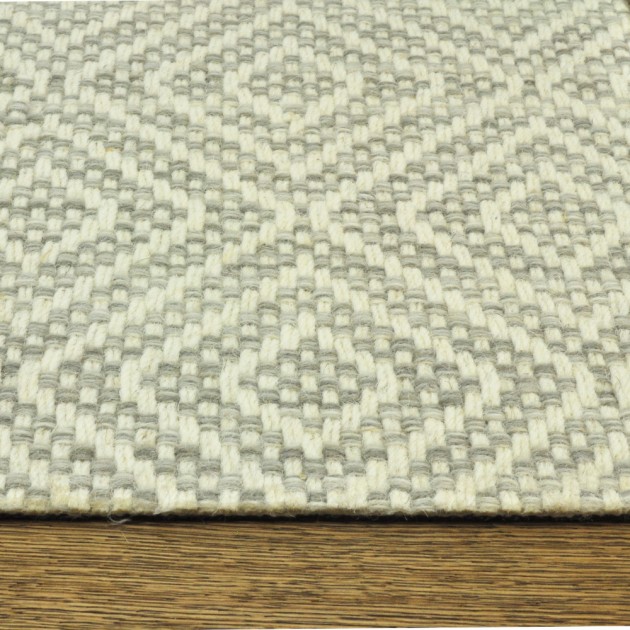 Custom Oil Nut Bay Silver, 100% Wool Area Rug
