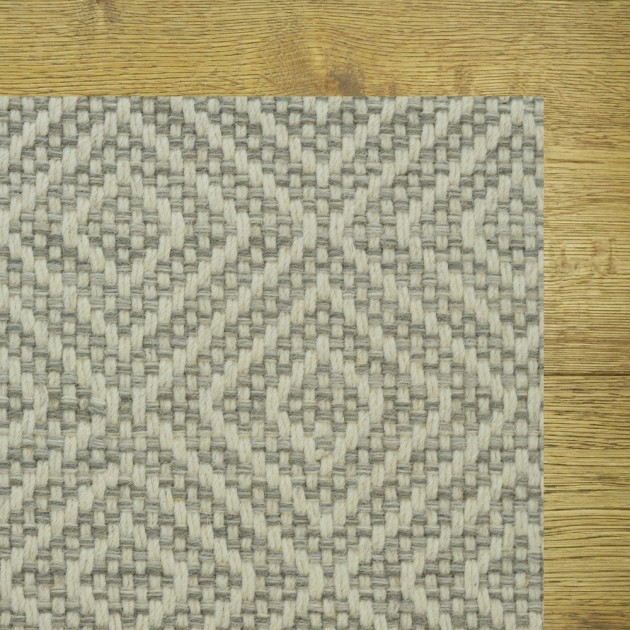Custom Oil Nut Bay Silver, 100% Wool Area Rug