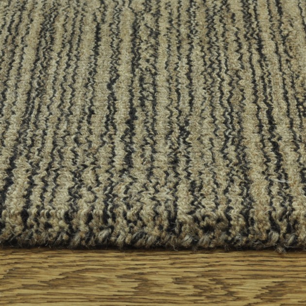 Custom Palermo Lineage Earthy Graphite, 100% Wool Area Rug