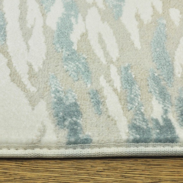 Custom Papeete Ocean Breeze, 60% Polyester/40% Polypropylene Area Rug