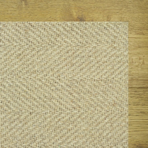 Custom Peter Island Naturals Sand, 100% Wool Area Rug