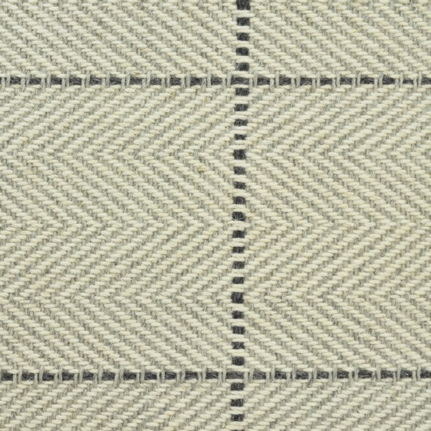Custom Peter Island Squared Slate, 100% Wool Area Rug