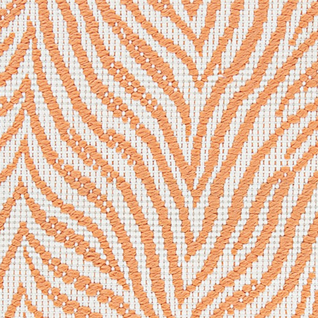 Custom Plantation Key Orange, 100% Polypropylene Area Rug