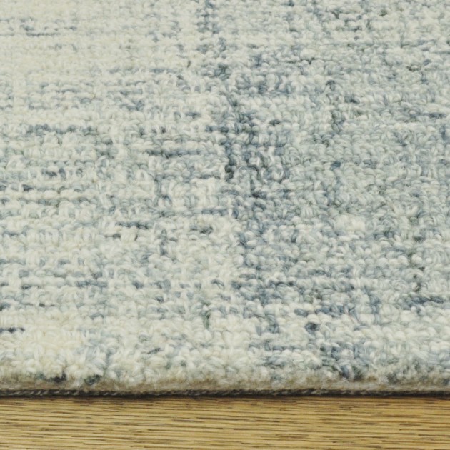 Custom Ridge View Denim, 100% Wool Area Rug