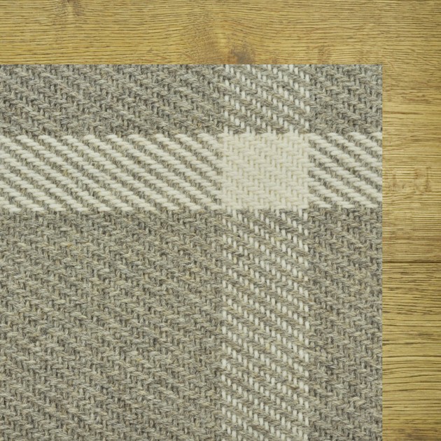 Custom Road town Taupe, 100% Wool Area Rug