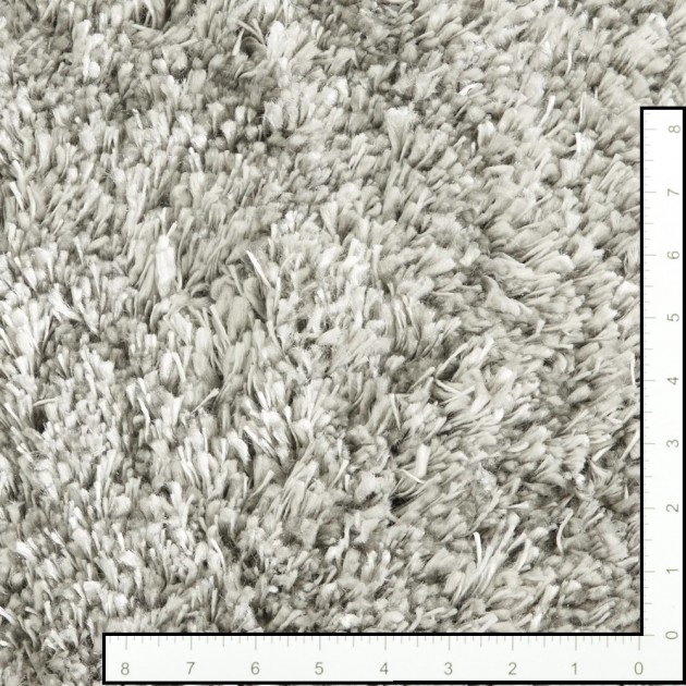 Custom Shaggy Glamazon Platinum, 100%  Polypropylene Area Rug