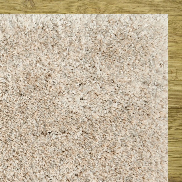 Custom Shaggy Kismet Champagne, 100% Solution Dyed Polypropylene Area Rug