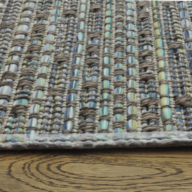 Custom Solange Wave, 100% UV Stabilized Royaltron polypropylene. Area Rug