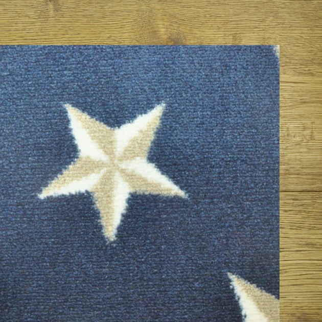 Custom Starstruck Navy, 100% Nylon Area Rug
