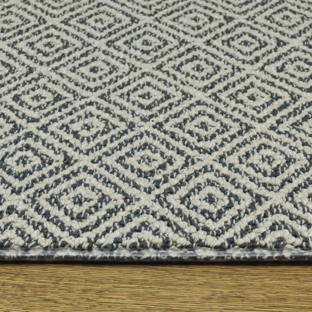 Custom Stroll Seaport Blue, 100% Nylon 6,6 Fiber; STAINMASTER PetProtect Area Rug