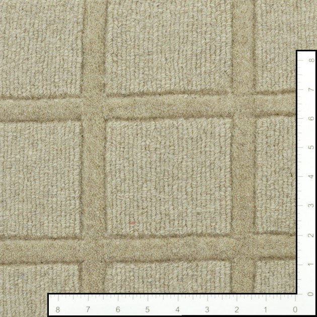 Custom Synergy Prairie Tan, 100% Wool Area Rug