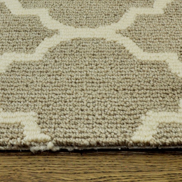 Custom Taza Plaza Taupe, 100% Stainmaster Nylon Area Rug