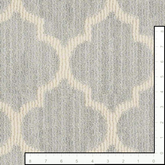 Custom Taza Silver Spruce, 100% Stainmaster Nylon Area Rug