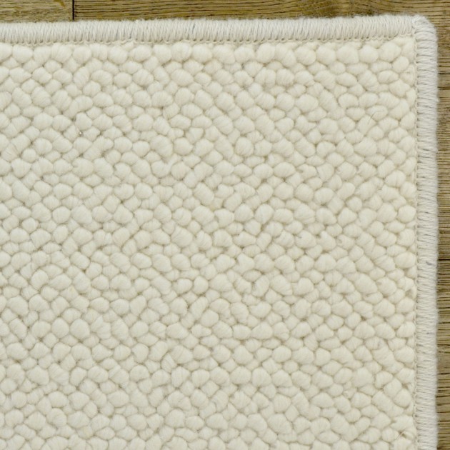 Custom Tibet Pearl White, 100% Wool Area Rug