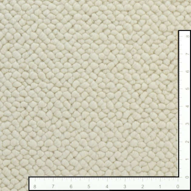 Custom Tibet Pearl White, 100% Wool Area Rug