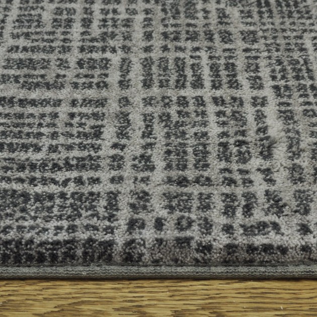 Custom Titus Charcoal, 100% New Zealand Wool Area Rug