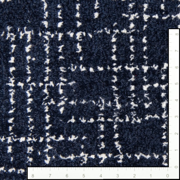 Custom Township Indigo, 100% Natural Wool Area Rug
