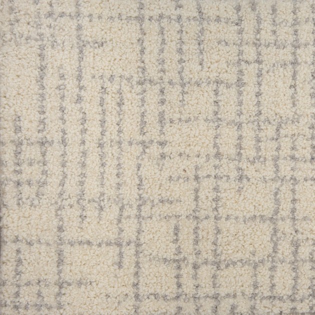 Custom Township Ivory, 100% Natural Wool Area Rug