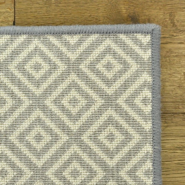 Custom Warren Platinum, 50% Wool/50% Polyester Area Rug