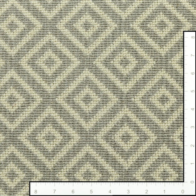 Custom Warren Platinum, 50% Wool/50% Polyester Area Rug