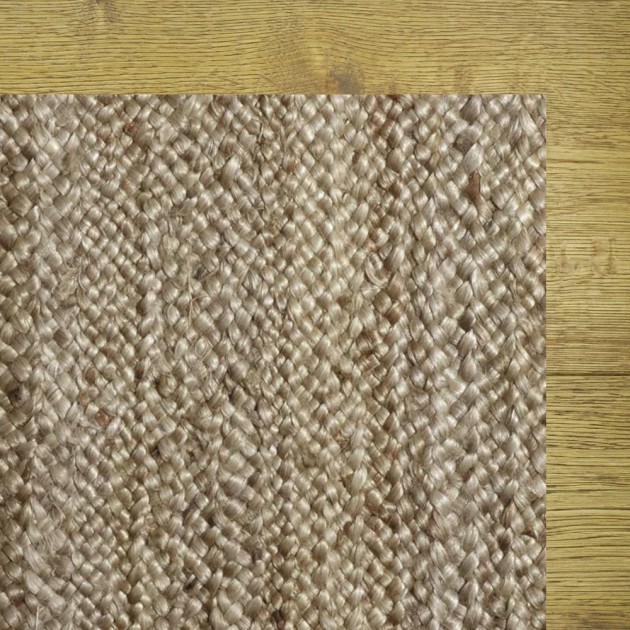 Custom Zira Birch, 100% Jute Area Rug