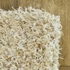 Custom Shaggy Bling  Fluffy White , 84% Nylon/16% Polyester Area Rug