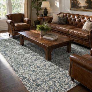 Custom Allure Sky, 100% Wool Area Rug