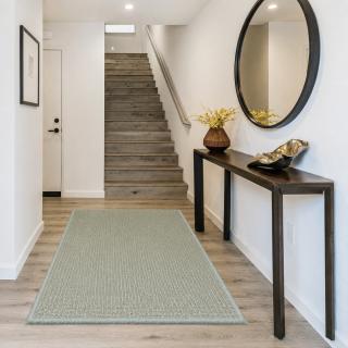 Custom Oakwood Soft Fern, 100% Nylon 6,6 Fiber Area Rug