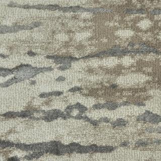 Custom Voyager Ecru, 73% Royaltron Polypropylene/27% Polysilk Area Rug