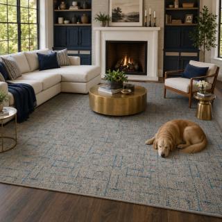 Custom Skyline Sand, 90% Wool/10% Nylon Area Rug