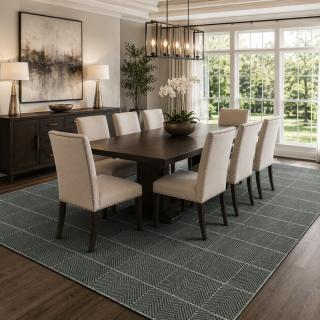 Custom Splendor Charcoal, 100% Wool Area Rug