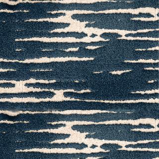 Custom Breakwater Navy, 50% Polypropylene/50% Polyester Area Rug