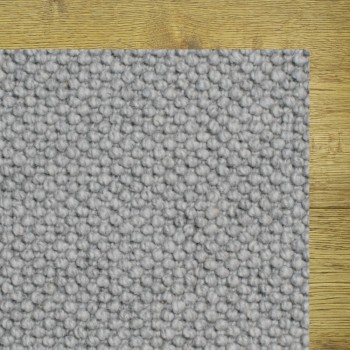 Custom Boucle Grey Mist, 50% DecoWool TM/50% Polyester Area Rug