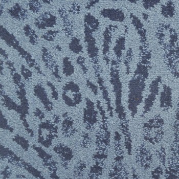 Custom Wildcat Ax Blue, 80% Wool/20% Nylon Area Rug